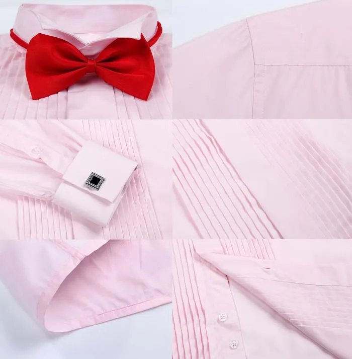 Men's London Busines Shirt With Solid Tie