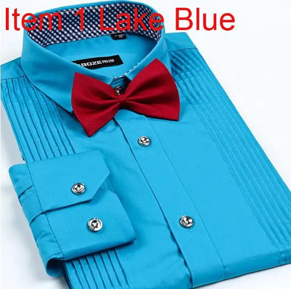Men's London Busines Shirt With Solid Tie