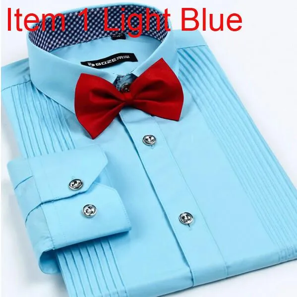 Men's London Busines Shirt With Solid Tie