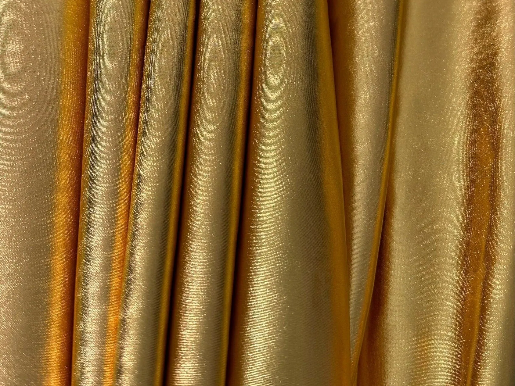 Metallic Gold Foil Spandex Lame Fabric