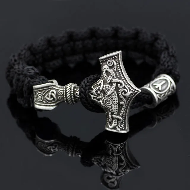 Mjolnir Rune Bracelet