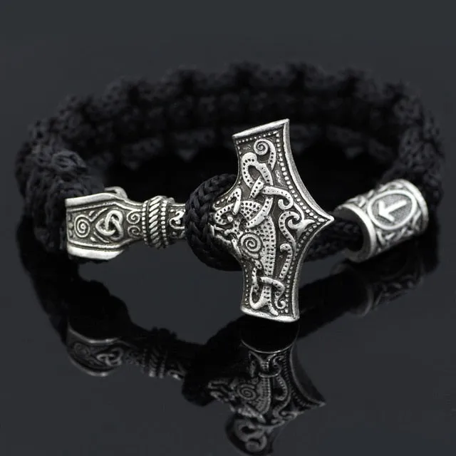 Mjolnir Rune Bracelet