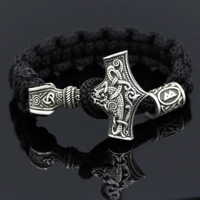 Mjolnir Rune Bracelet