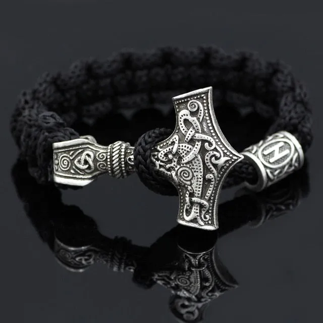 Mjolnir Rune Bracelet