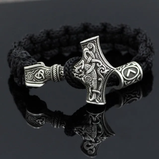 Mjolnir Rune Bracelet