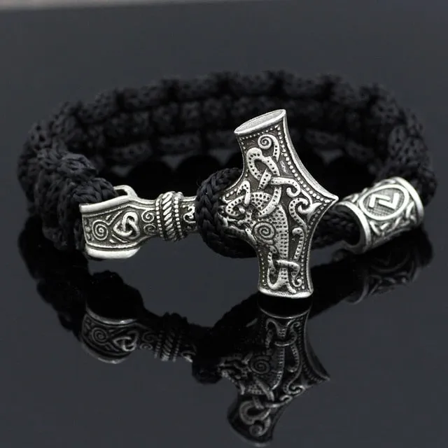 Mjolnir Rune Bracelet