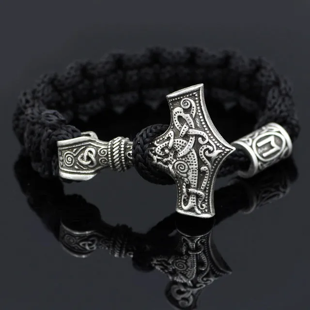 Mjolnir Rune Bracelet