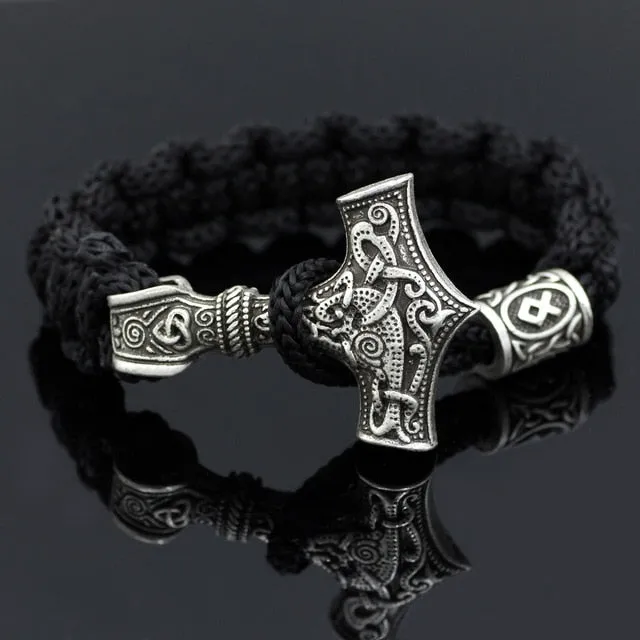 Mjolnir Rune Bracelet