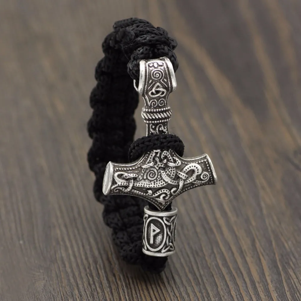 Mjolnir Rune Bracelet