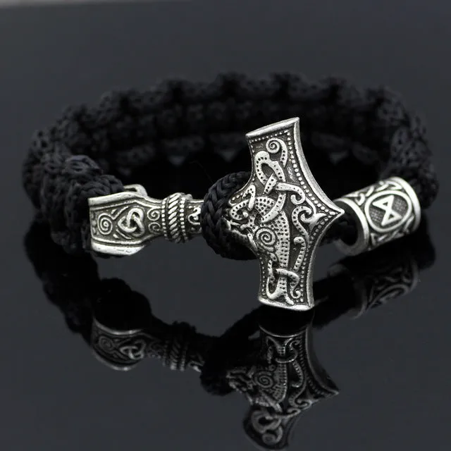 Mjolnir Rune Bracelet