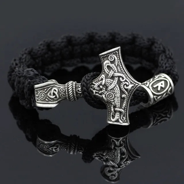 Mjolnir Rune Bracelet