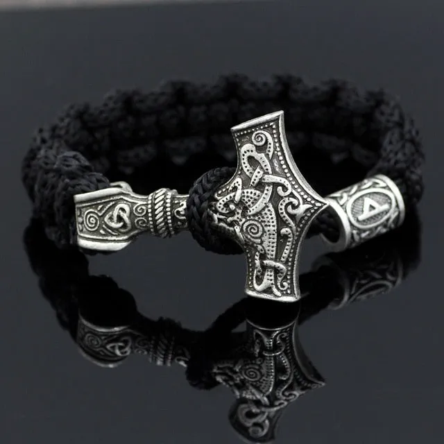 Mjolnir Rune Bracelet