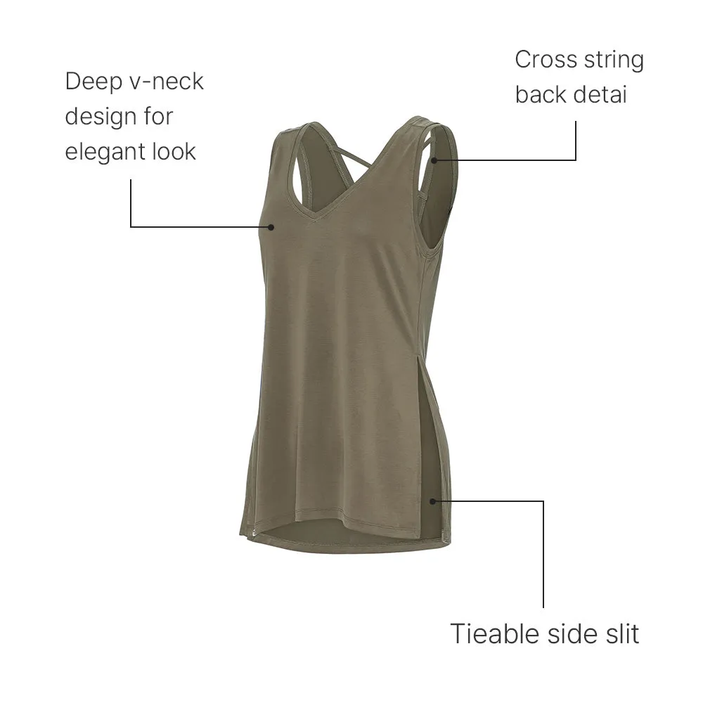 Modal Sustainable Drape Tank Top