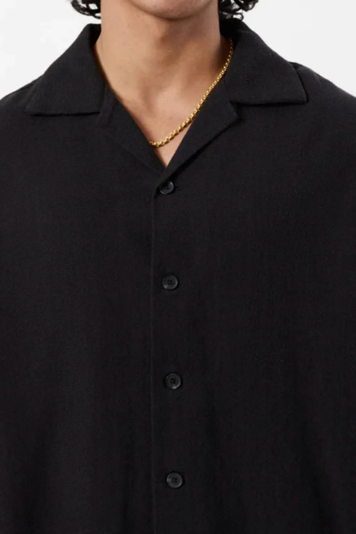 Mr Simple Waffle Short Sleeve Shirt