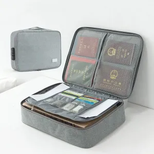 Multilayer Portable File Storage Bag