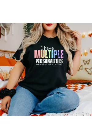 Multiple Personalities Comfort Colors T-Shirt