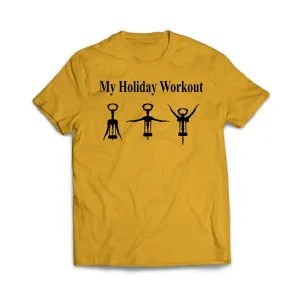 My Holiday Workout Plan, Wine Opener T-Shirt