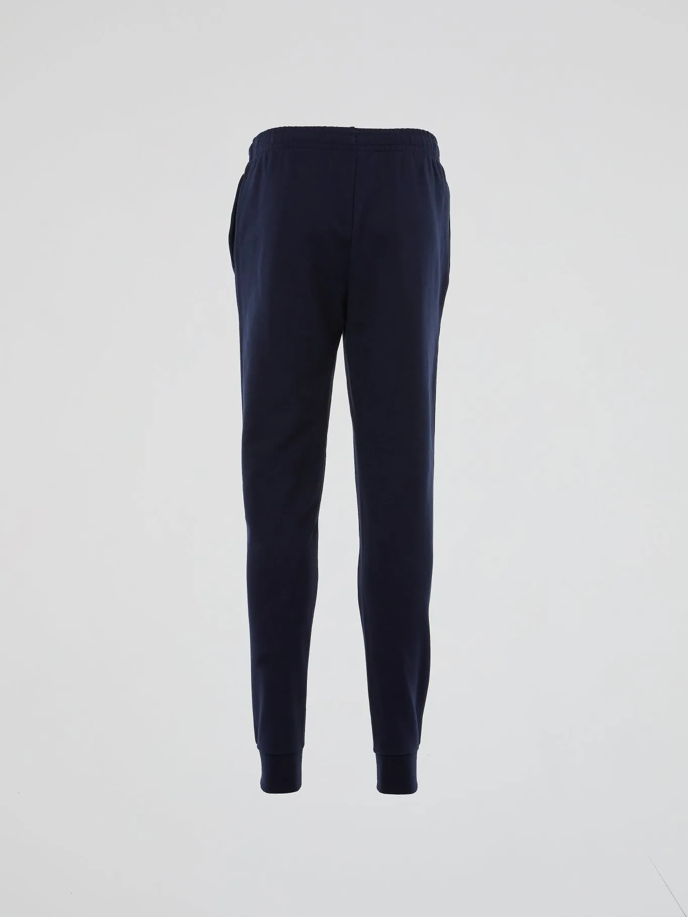 Navy Logo Print Active Pants