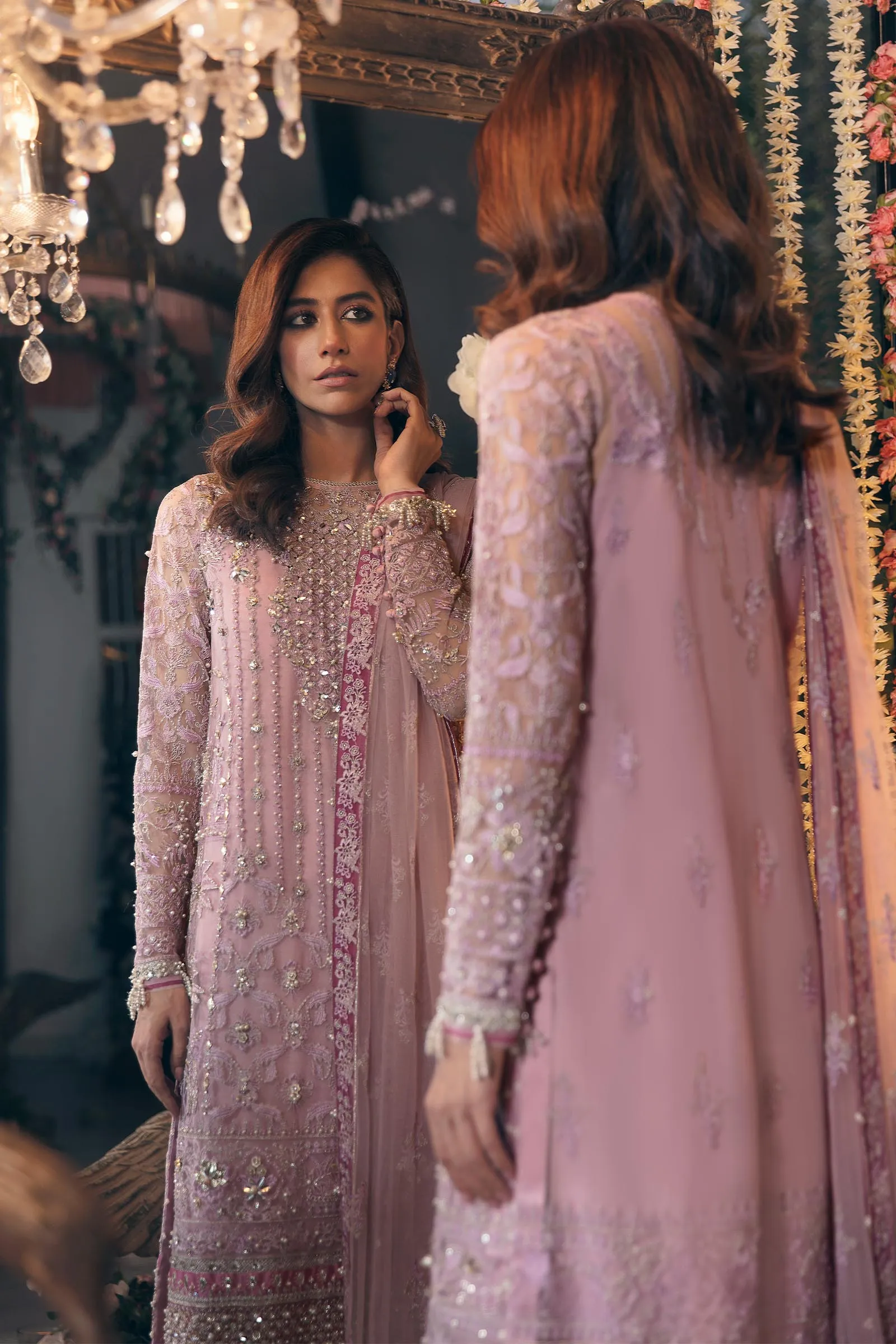 NAZANIN (ZRW-20739) | Zaha Gossamer RTW Collection 2022 | Stitched Embellished Suits