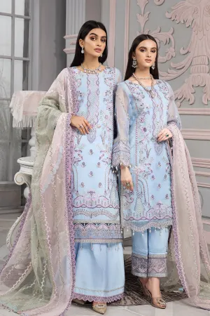 Neel Alizeh Fashion Vasl-e-Meeras Festive Edition 2022 | Unstitched Embroidered Organza Suits