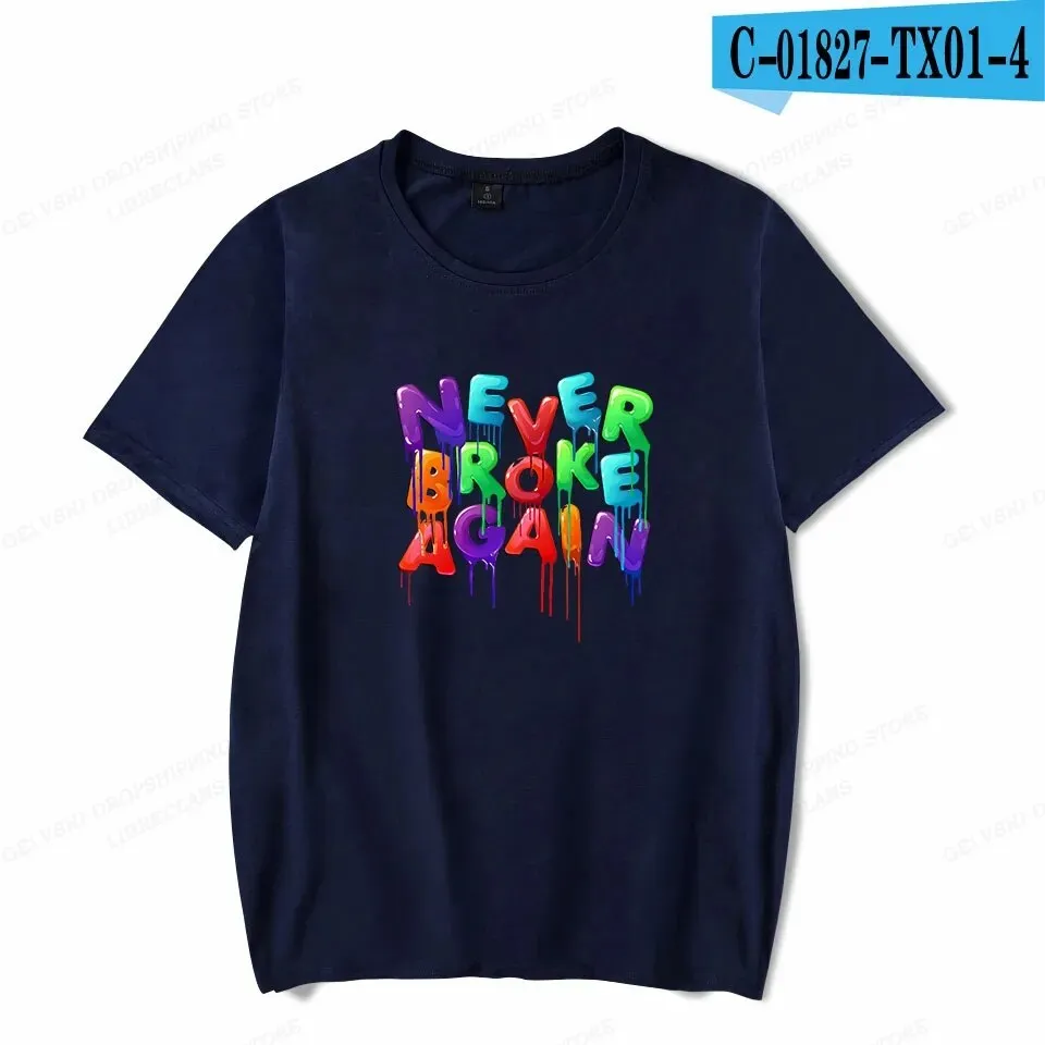 Never Broke Again YoungBoy T Shirt Men Fashion T-shirt Cotton Tshirt Kids Hip Hop Tops Tee Women Tshirt Summer Camiseta Boy Tees