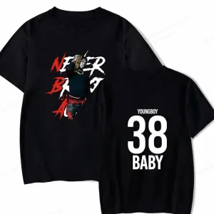 Never Broke Again YoungBoy T Shirt Men Fashion T-shirt Cotton Tshirt Kids Hip Hop Tops Tee Women Tshirt Summer Camiseta Boy Tees