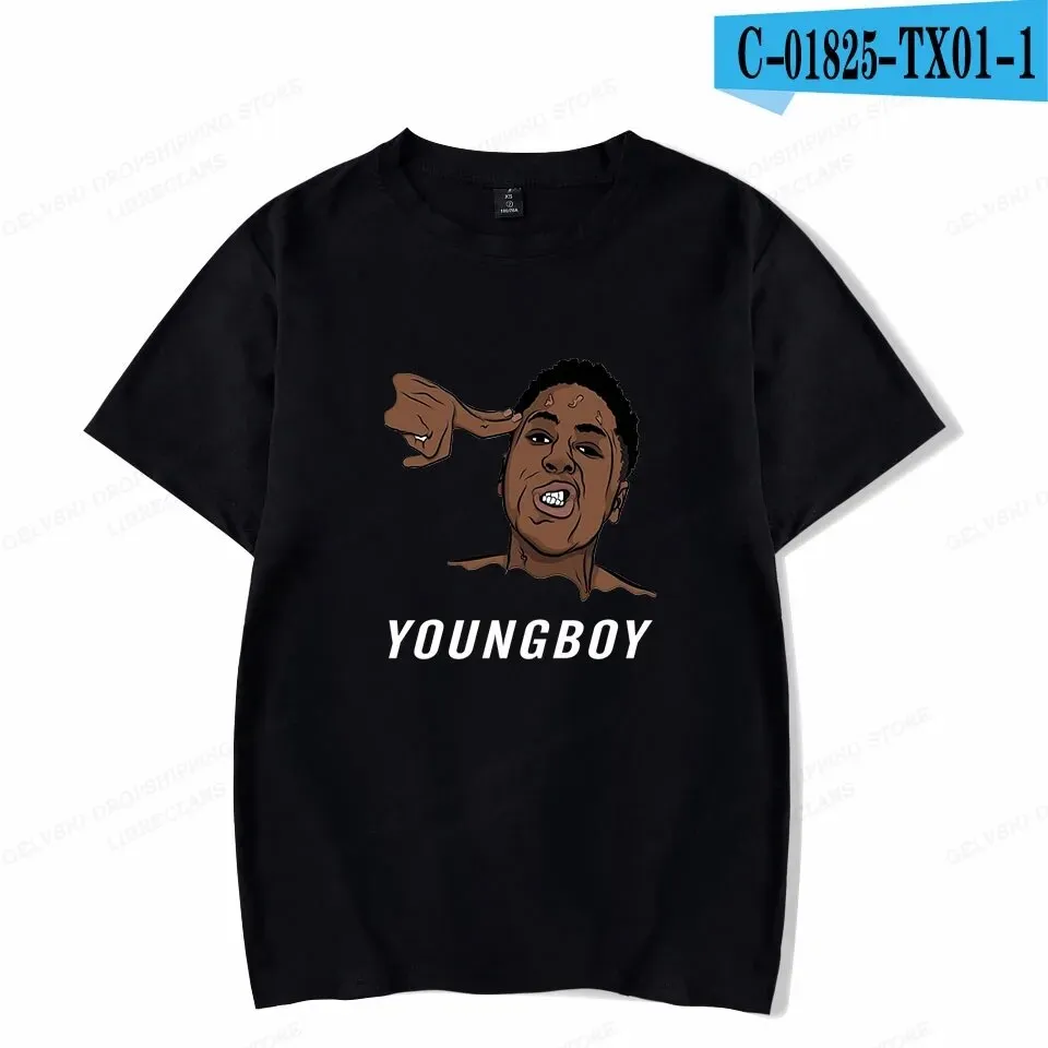 Never Broke Again YoungBoy T Shirt Men Fashion T-shirt Cotton Tshirt Kids Hip Hop Tops Tee Women Tshirt Summer Camiseta Boy Tees