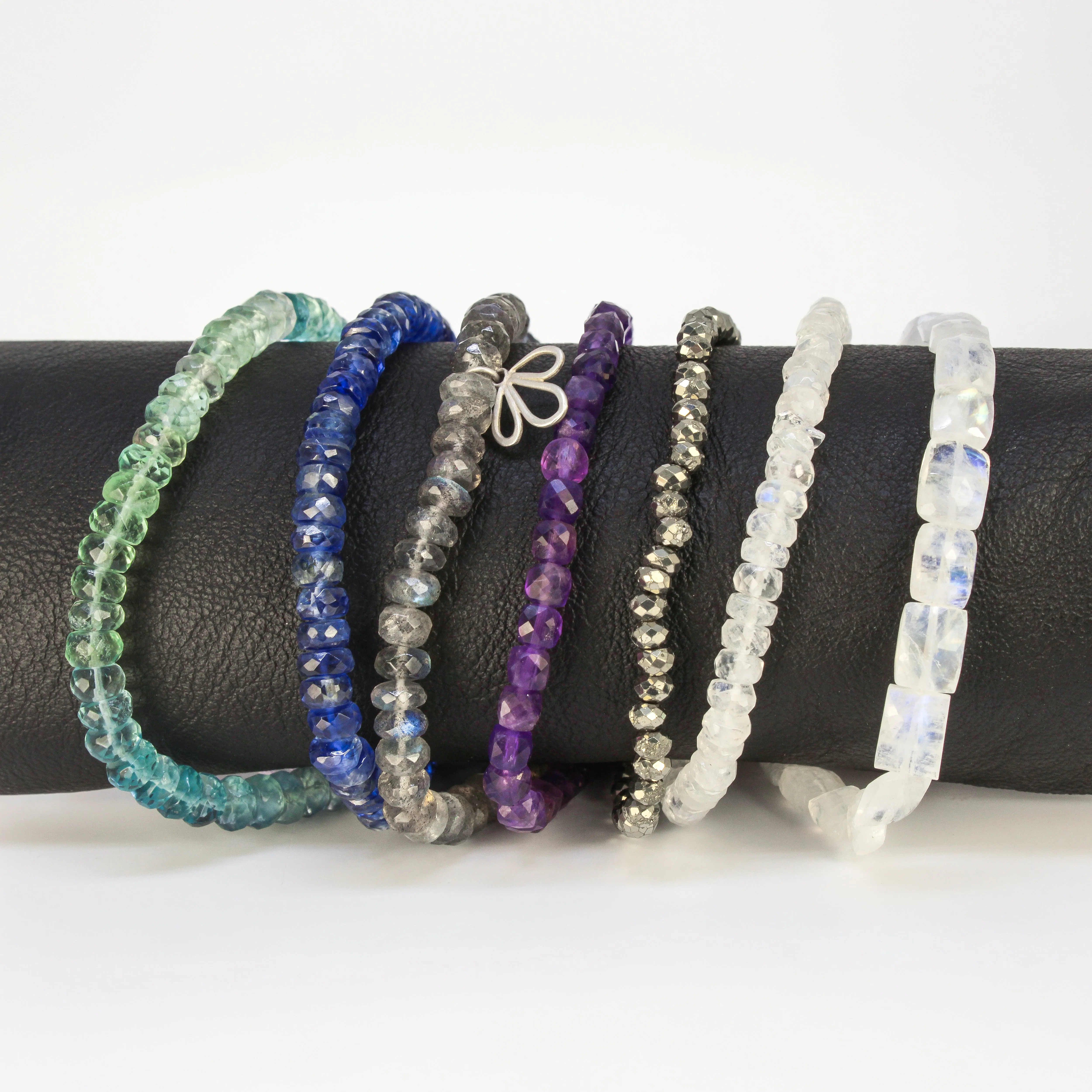 NEW! Beaded Bracelets in Multiple Stones by Ananda Khalsa