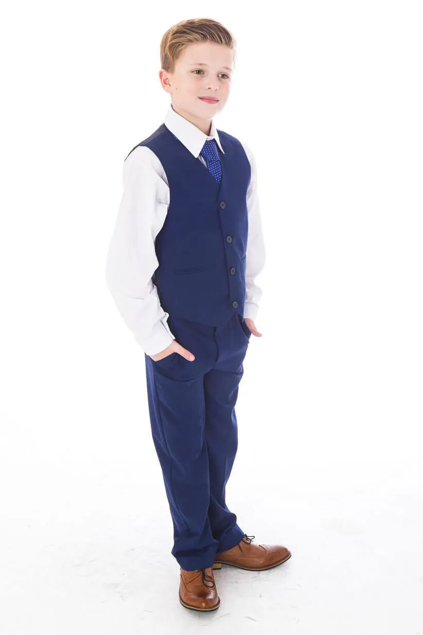 Noah - Royal Blue 5 Piece Suit