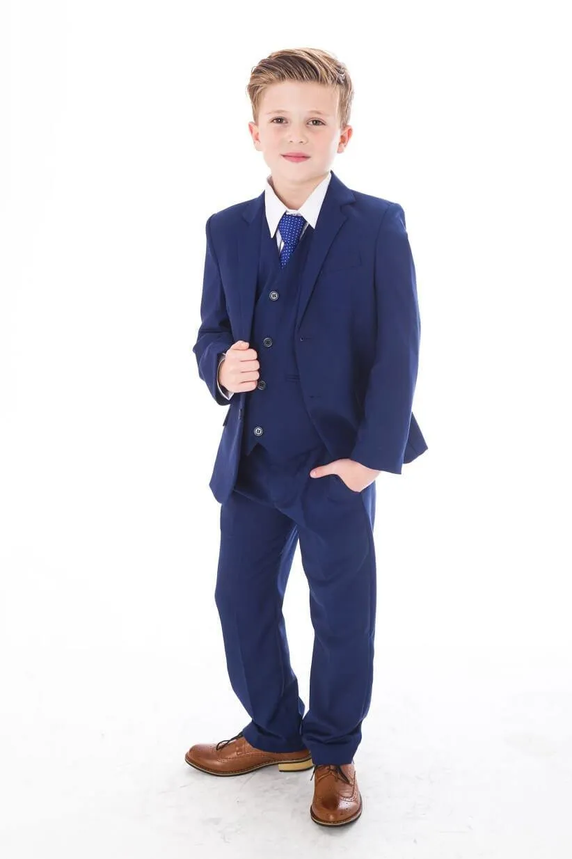 Noah - Royal Blue 5 Piece Suit