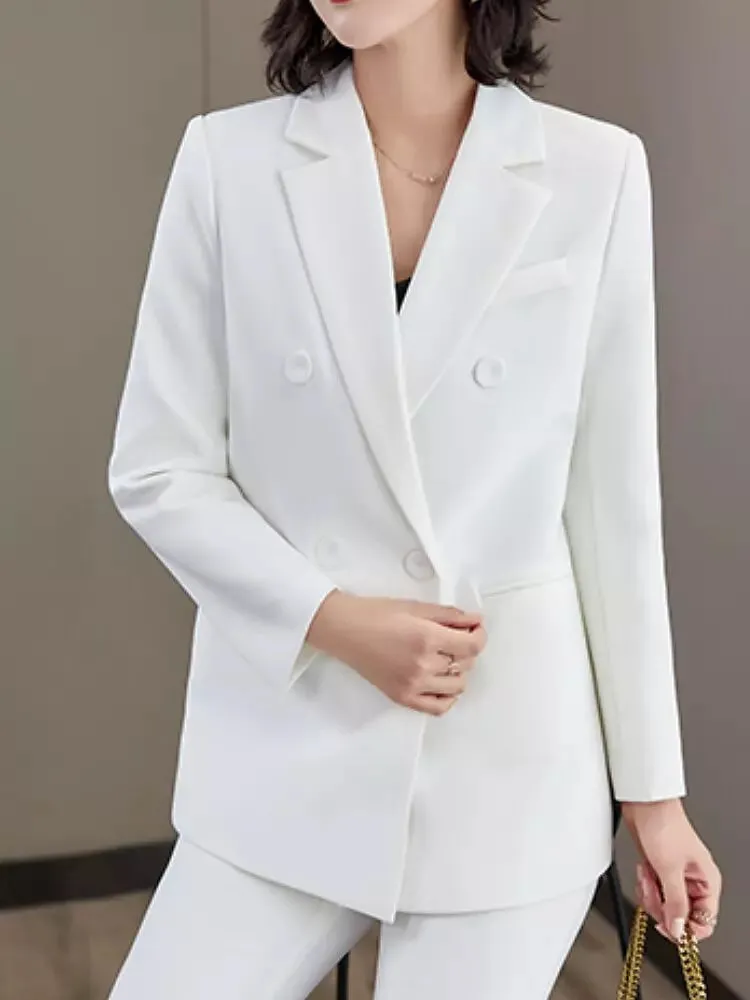 Office Suits Blazer Set Long Sleeve