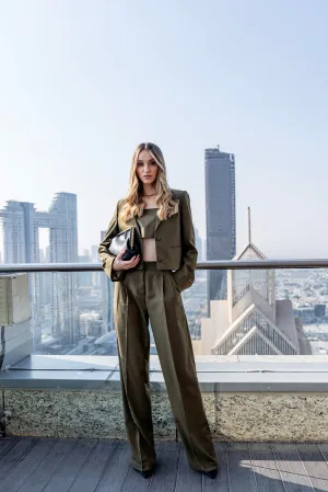 Olive Green - Cropped Suit