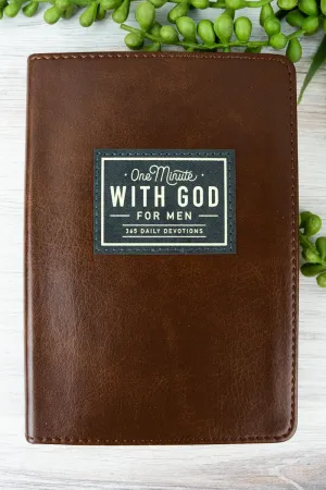 One Minute with God for Men LuxLeather Daily Devotional