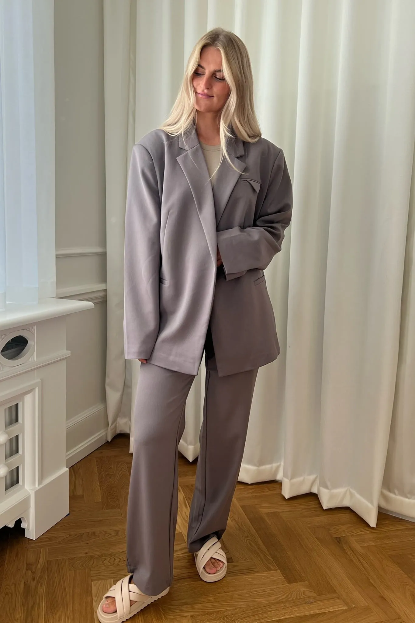 ONLJosha Oversized Blazer - Grå