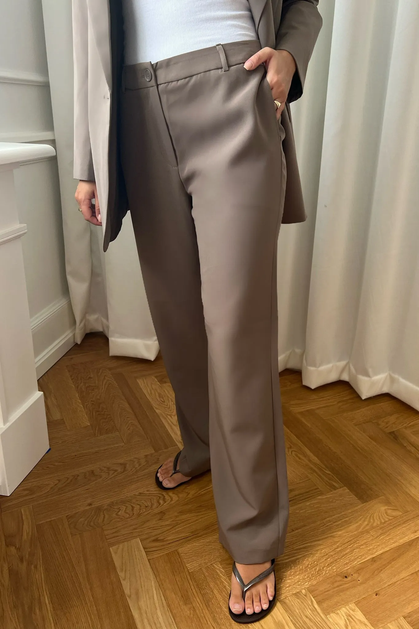 ONLLana Berry Habitbukser - Mørk Beige