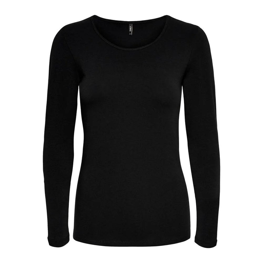 Only Black Cotton Tops & T-Shirt
