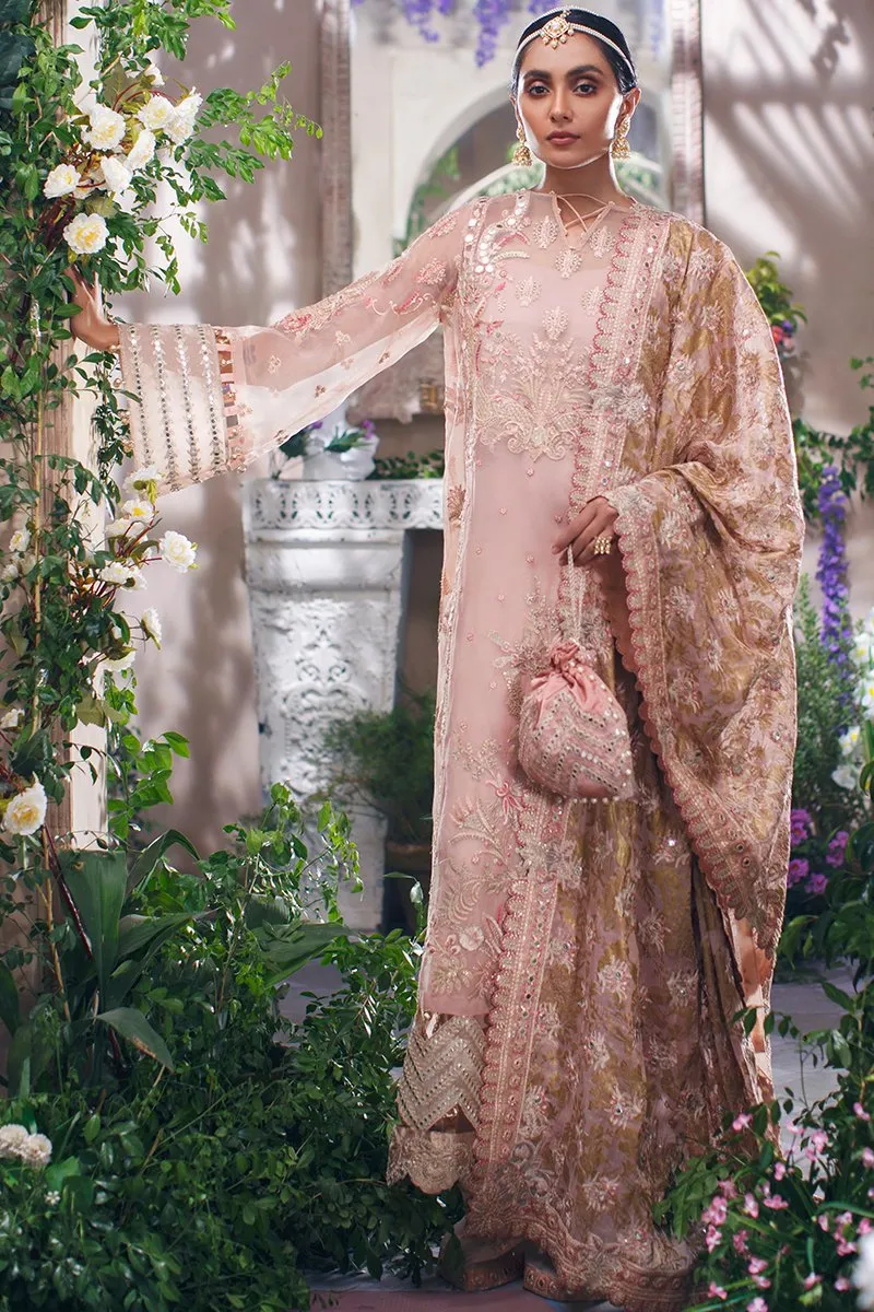 OPAL BLOSSOM | Mahgul The Empress's Dream Wedding Collection 2021 | Unstitched Embroidered Net Suits
