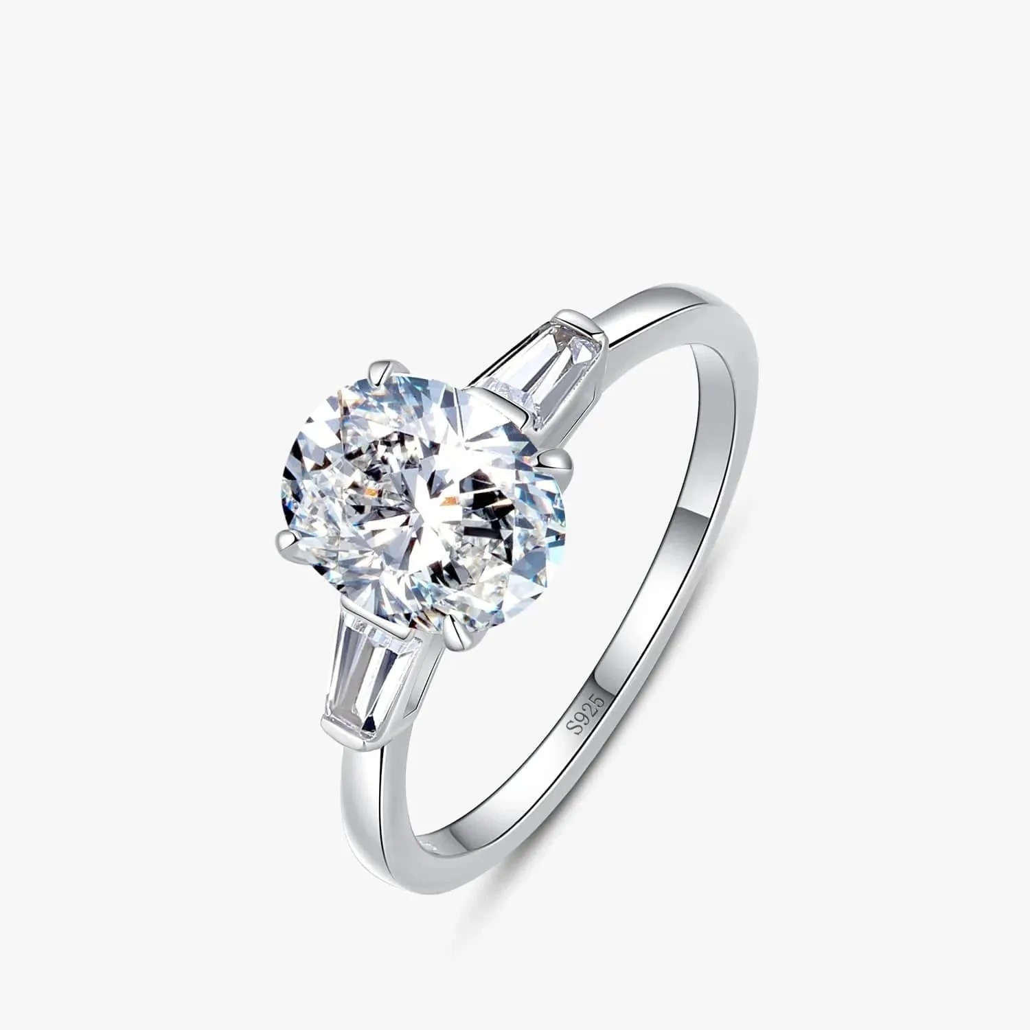 Oval Zircon Ring for Wedding Accessories