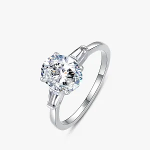 Oval Zircon Ring for Wedding Accessories