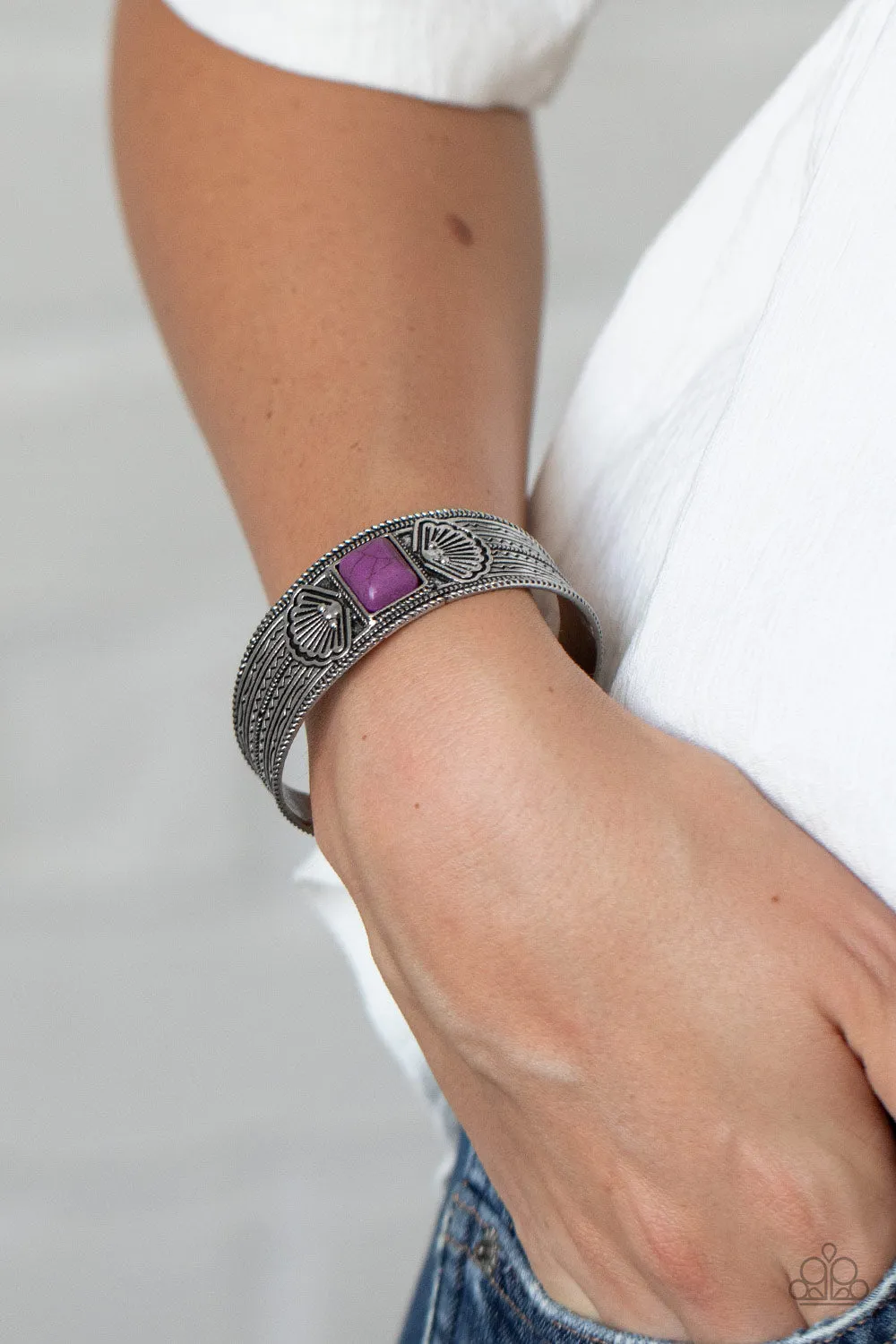 Paparazzi Accessories - Ocean Mist - Purple Bracelet