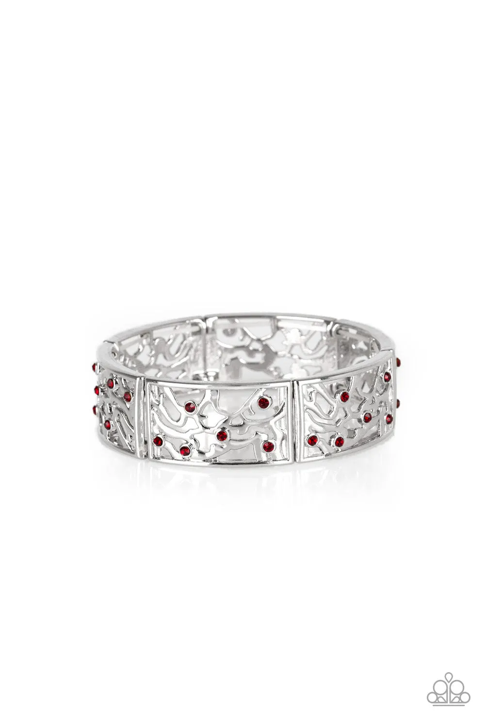 Paparazzi Accessories - Yours and VINE - Red Bracelet