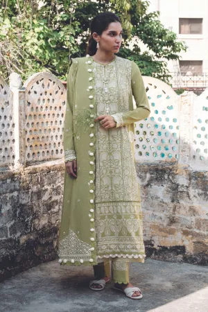 PARISA (ZW21-03) |  Zaha Hamrahi Winter Collection 2021 | Unstitched Embroidered Karandi Suits