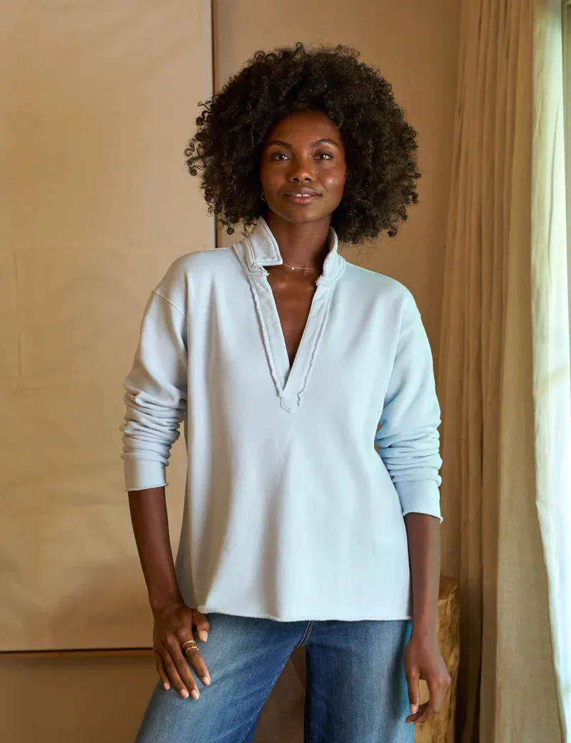 PATRICK POPOVER HENLEY FLEECE