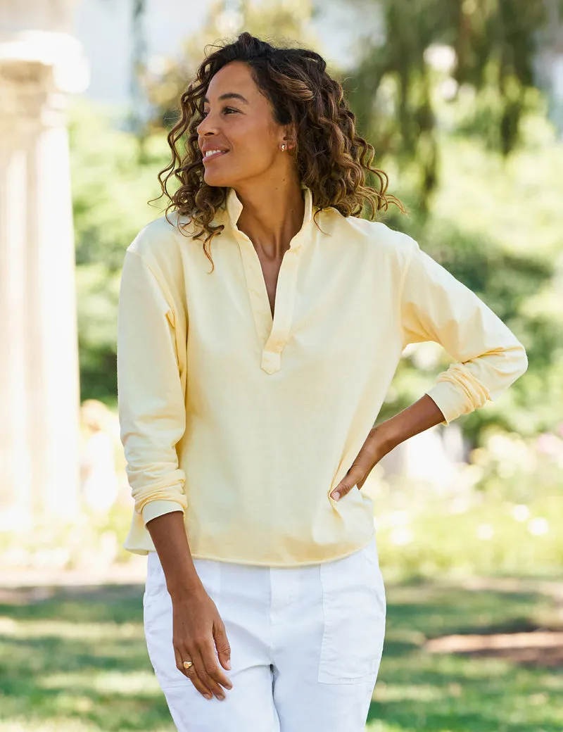 Patrick Popover Henley - Heritage Jersey Canary