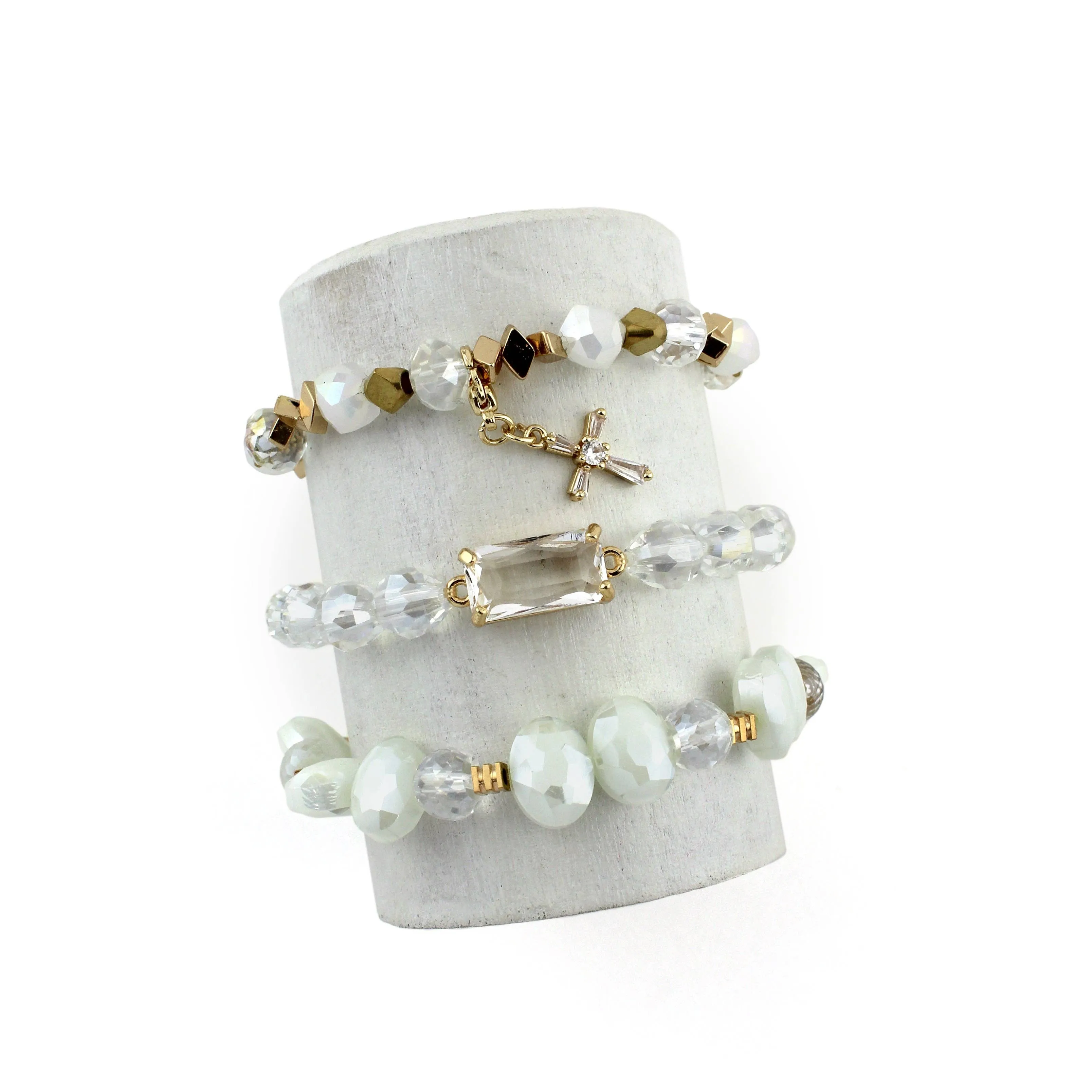 PEACE & JOY BRACELET STACK