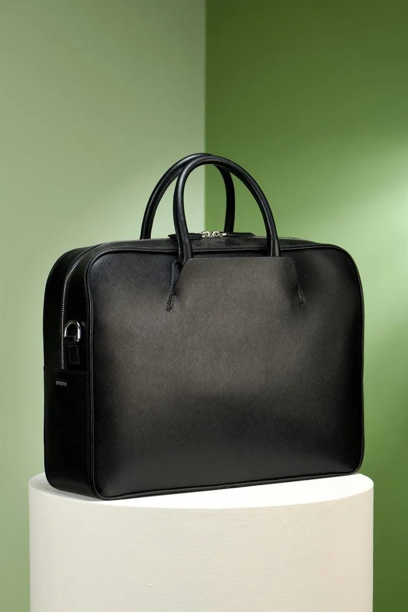 Perona   I   Makoto I Women-Leather Bags& Accessories -Breifcase-Pmb-Fv21-29-Black   AS7845