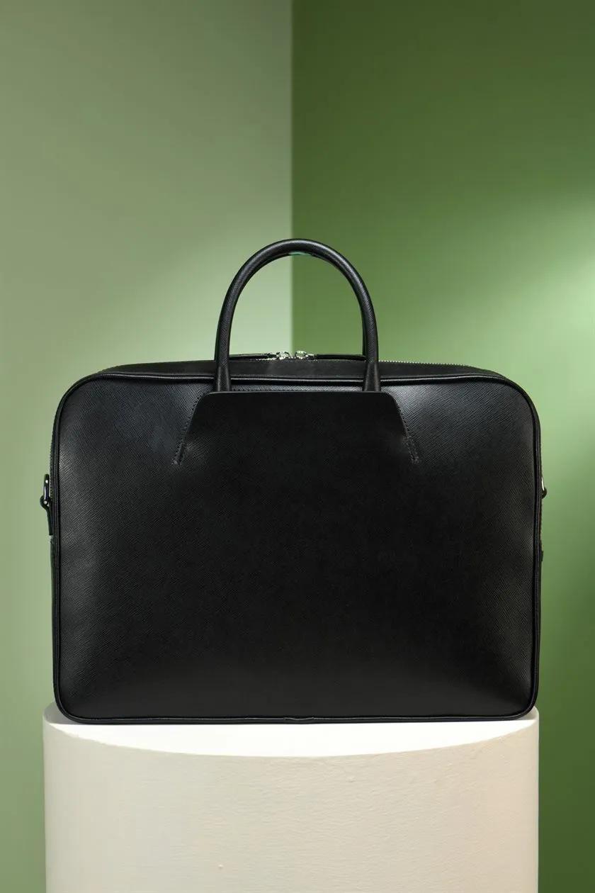 Perona   I   Makoto I Women-Leather Bags& Accessories -Breifcase-Pmb-Fv21-29-Black   AS7845