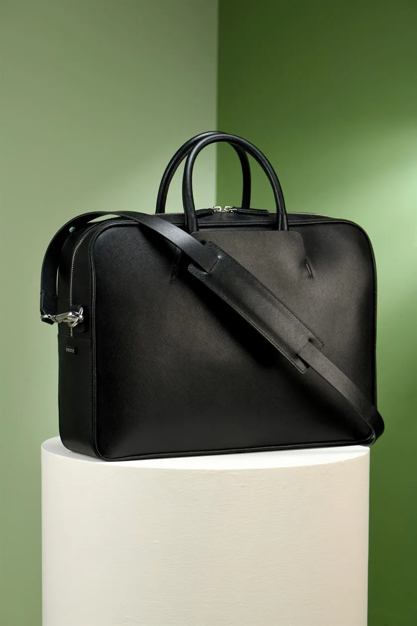 Perona   I   Makoto I Women-Leather Bags& Accessories -Breifcase-Pmb-Fv21-29-Black   AS7845