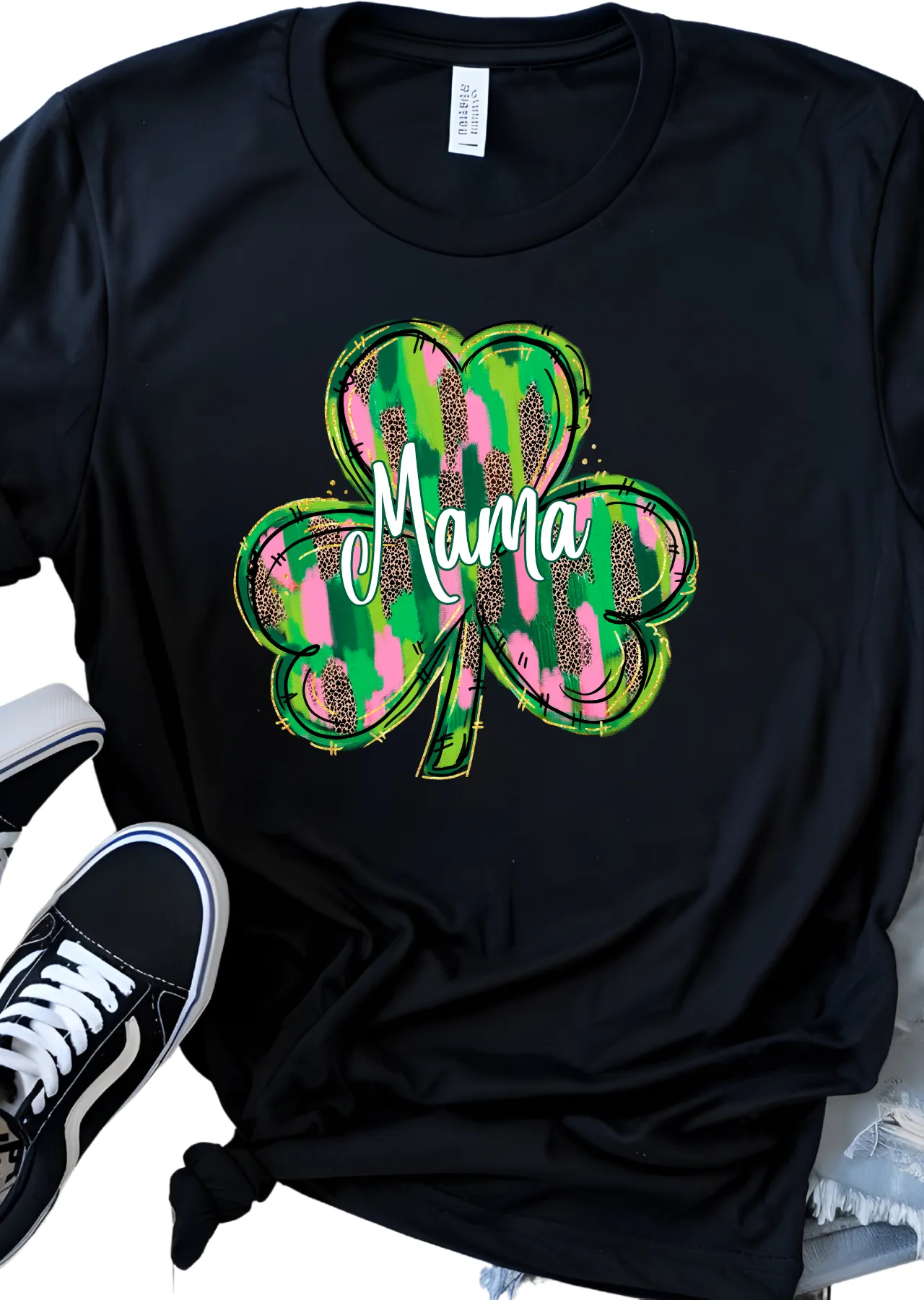 Personalized Shamrock Bella Canvas T-Shirt