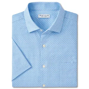 Peter Millar Geo Petals Performance Poplin Sport Shirt